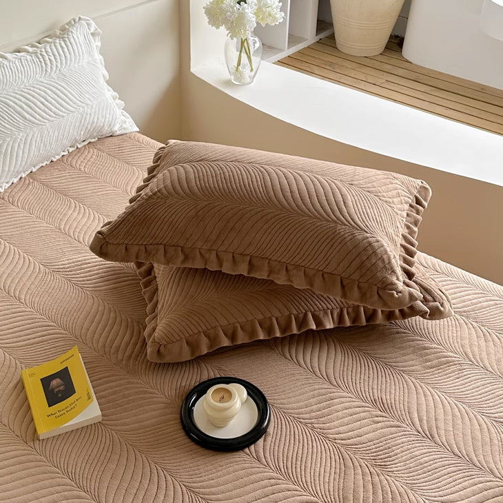 4color mini frill mattress sheets & pillow sheets
