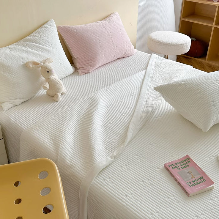 6color rib velvet mattress sheets & pillow sheets