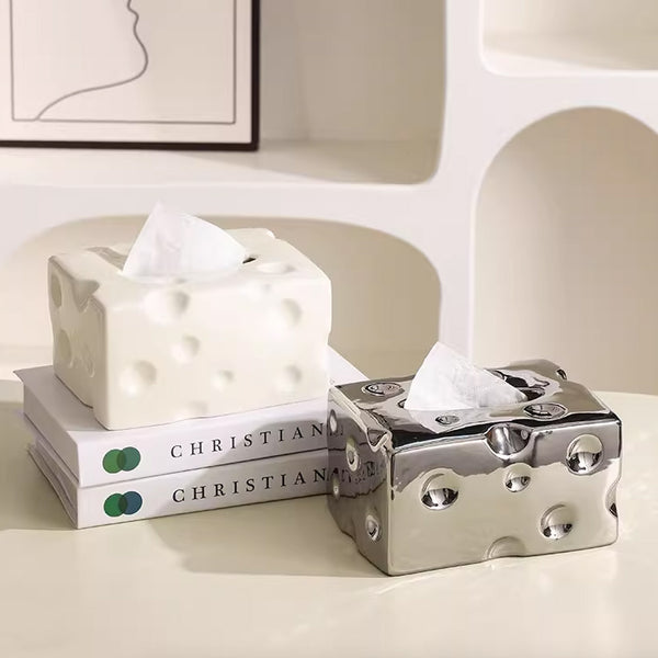 2color square cheese tissue case