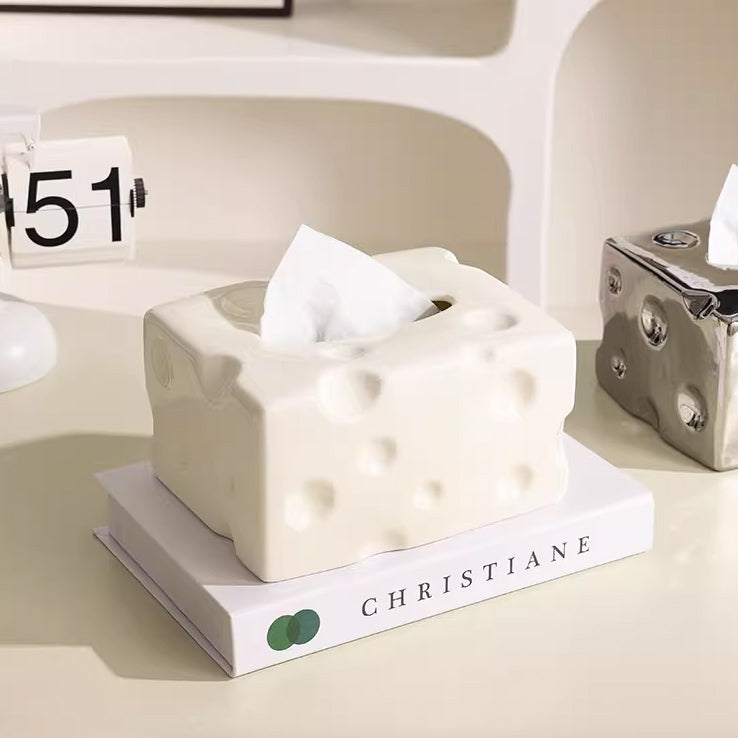 2color square cheese tissue case