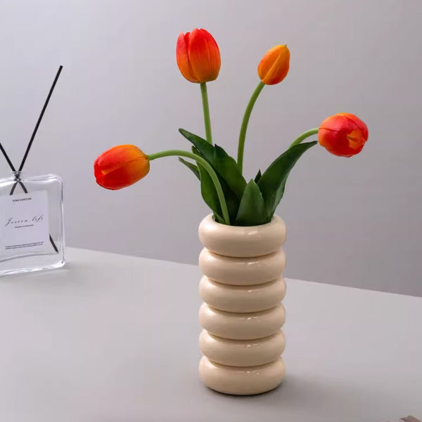 3color baum kuchen vase