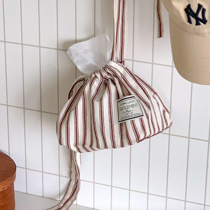 4color mannish stripe tissue bag