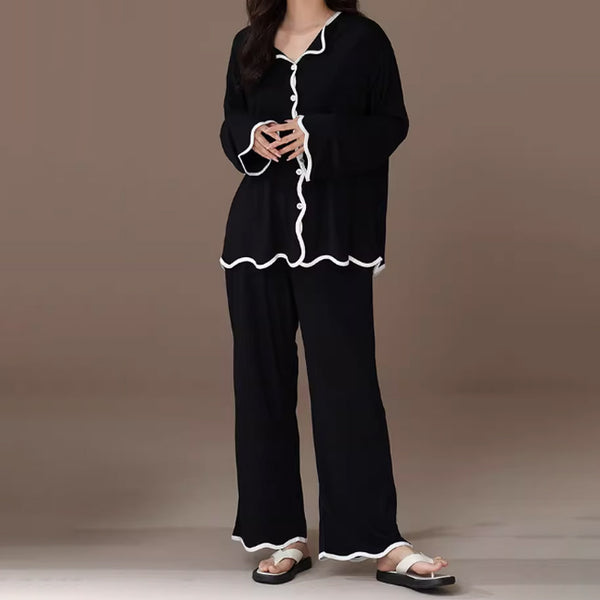 2color wave piping room wear