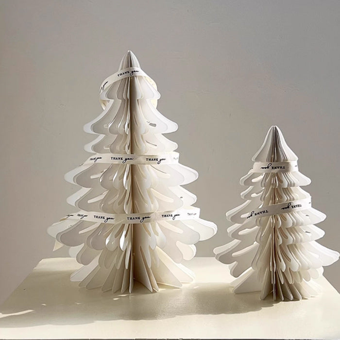 5color 3D paper tree