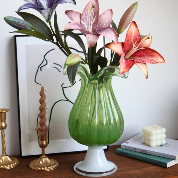 2design milky lamp vase