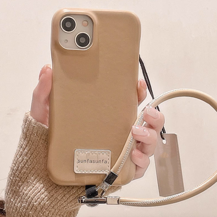 6color strap leather iPhone case