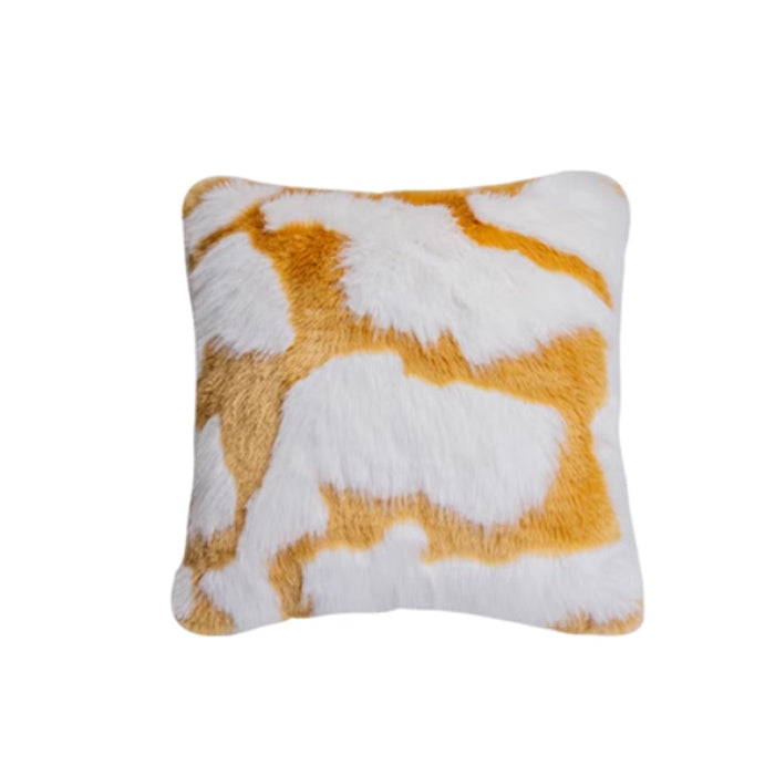 6design marble fur cushion