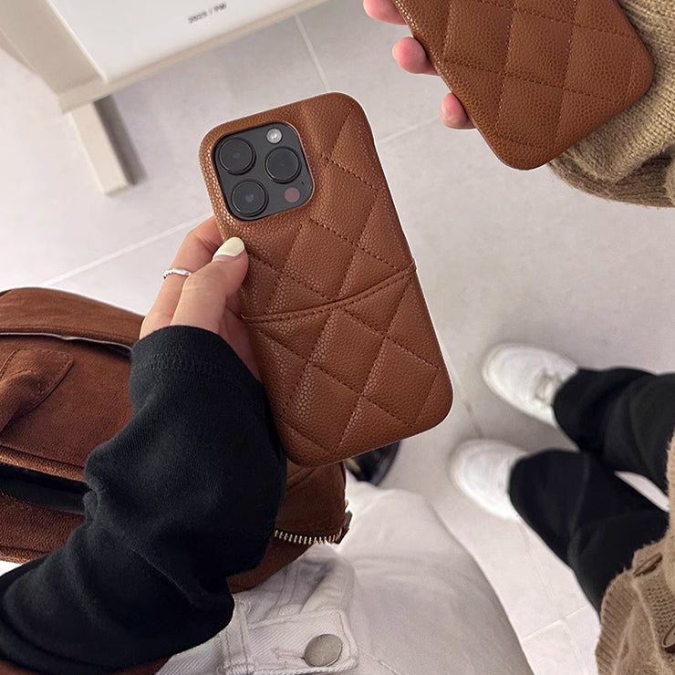 2design leather stitch iPhone case