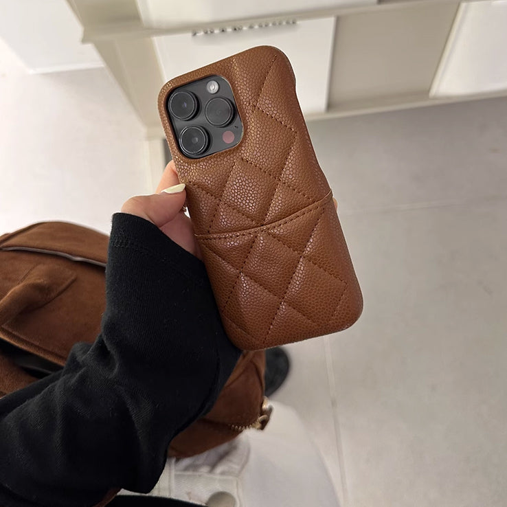 2design leather stitch iPhone case