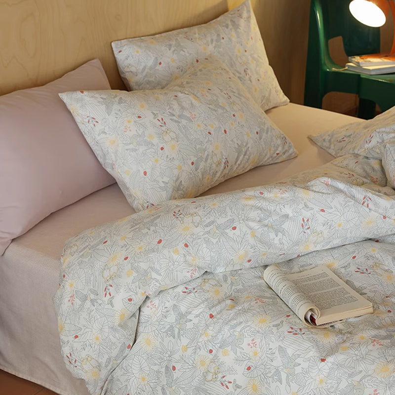 6design cotton flower bedlinen set