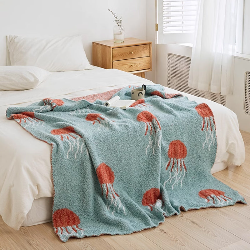 2color jellyfish blanket