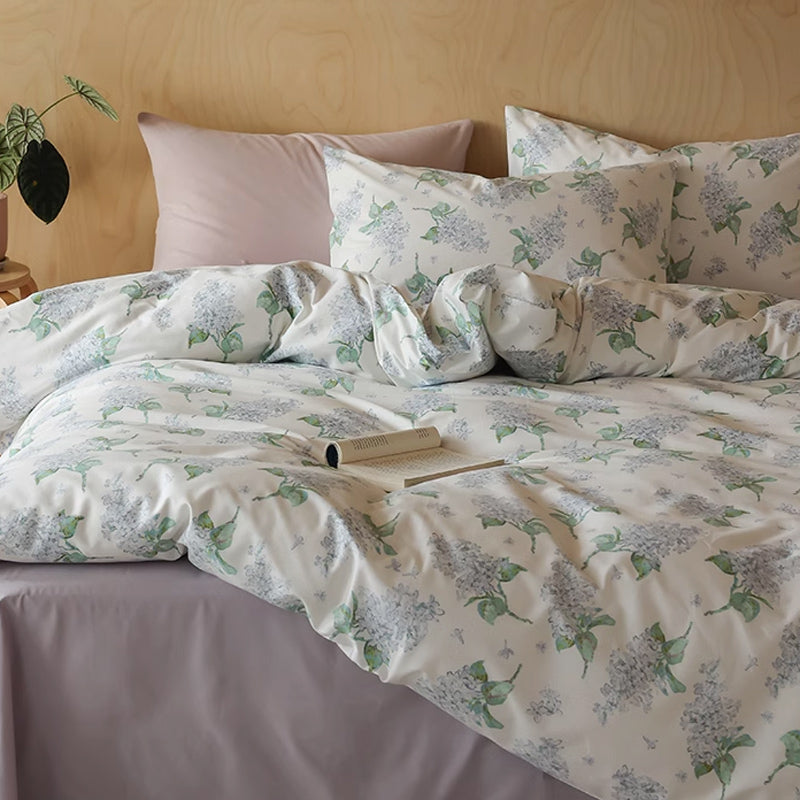 6design cotton flower bedlinen set