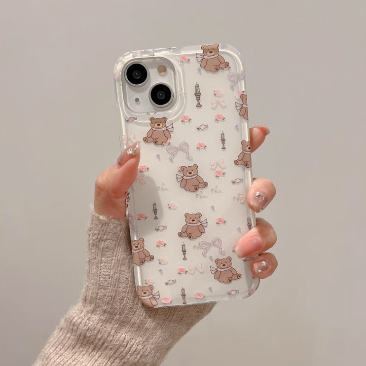 2design bear ribbon iPhone case