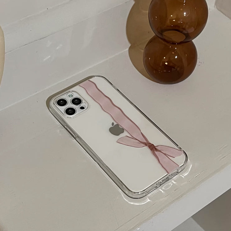 pink ribbon iPhone case