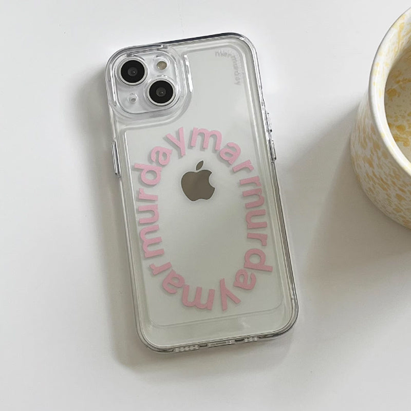 circle logo iPhone case