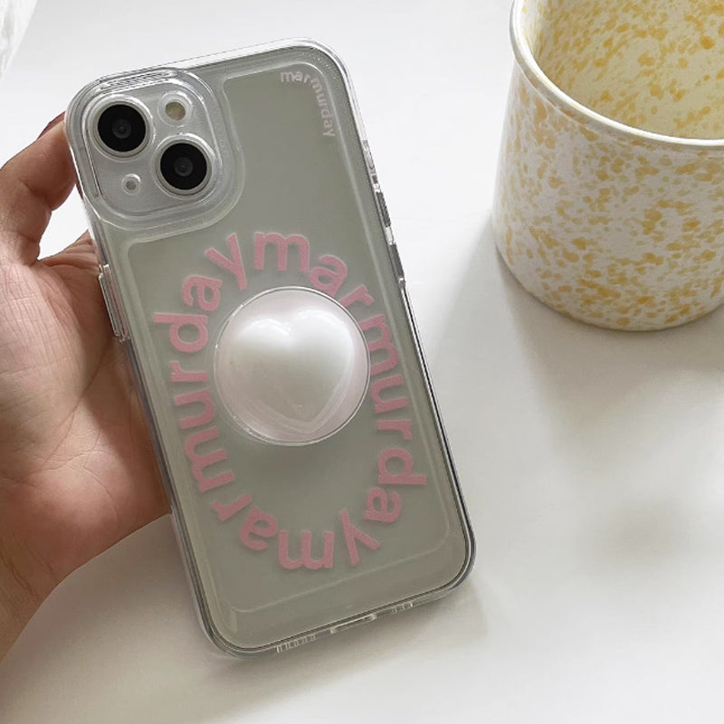 circle logo iPhone case