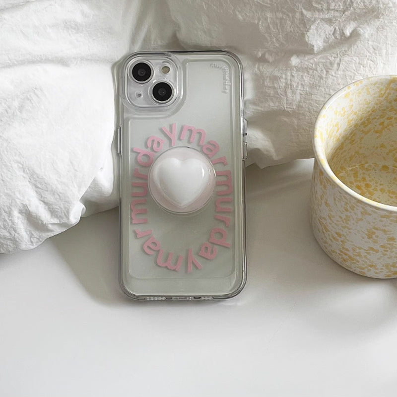 circle logo iPhone case