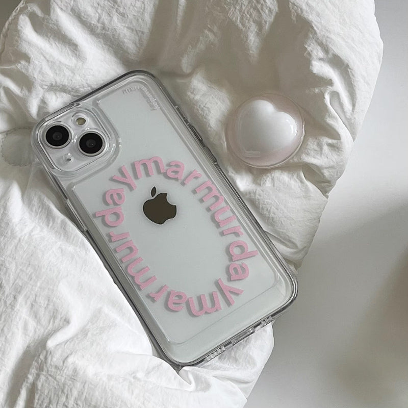 circle logo iPhone case