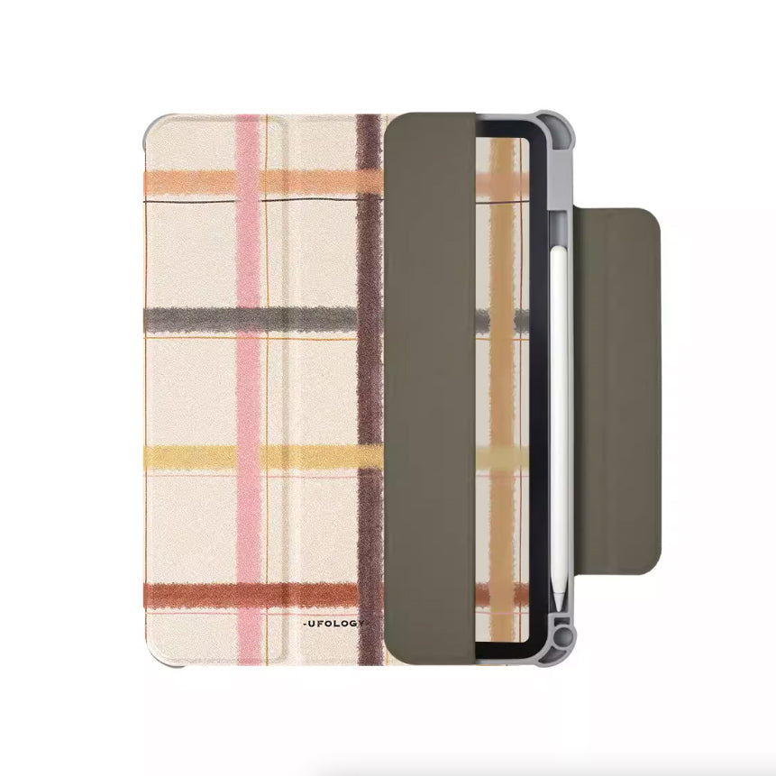 natural check iPad case