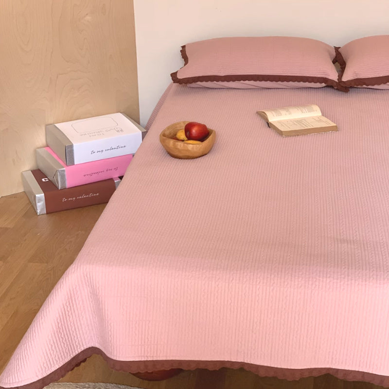 3color lace ruffles mattress sheets & pillow sheets