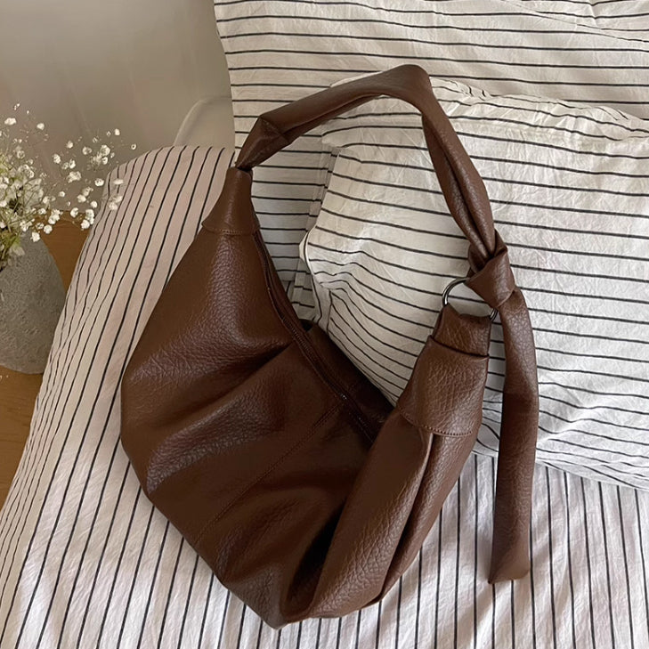 3color tack leather bag