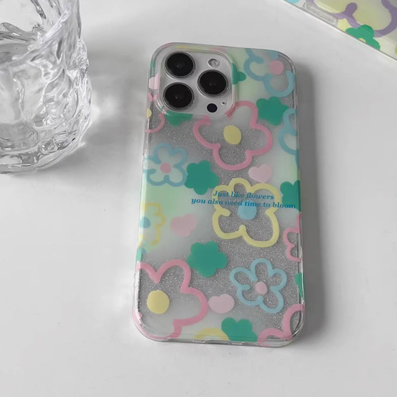 2design pastel flower iPhone case