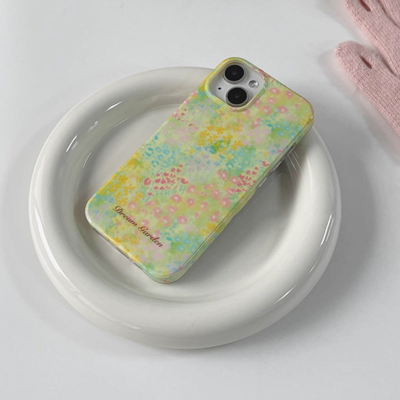 oil paint flower iPhone case