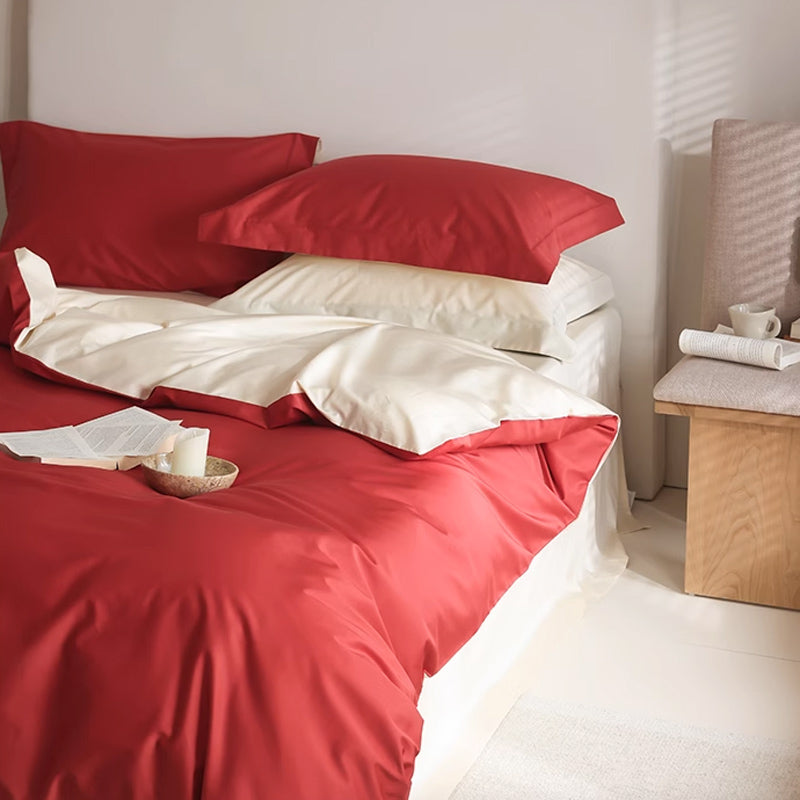 6color simple cotton bedlinen set