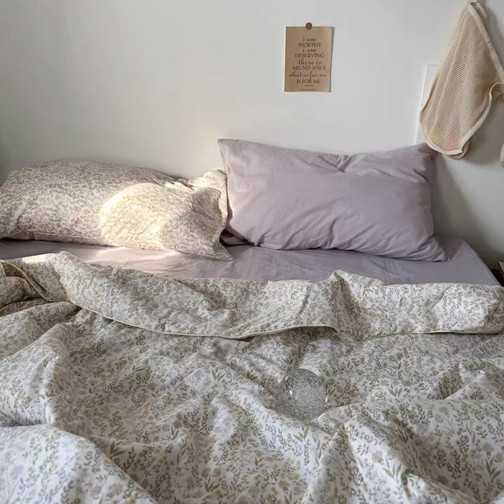 7design retro summer quilt & pillow sheets set