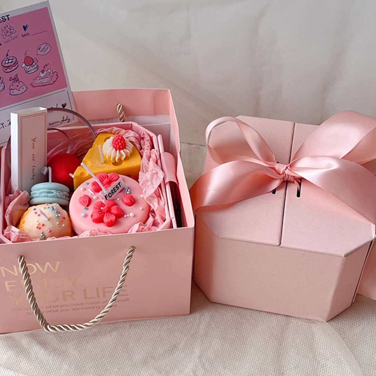 sweets candle box set