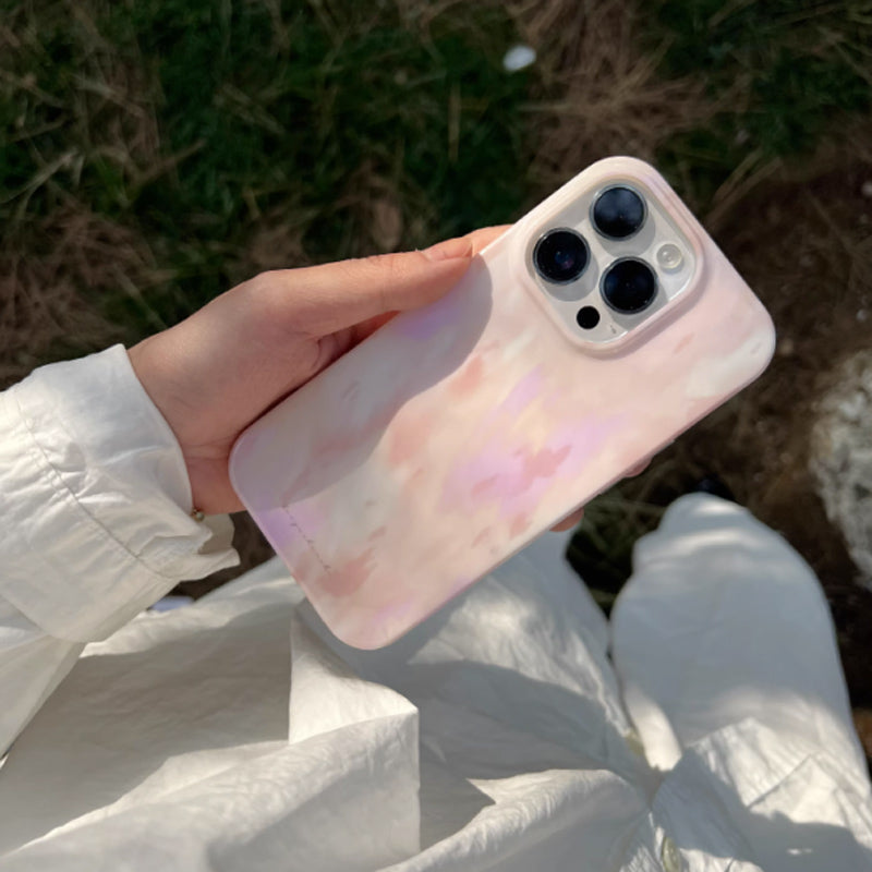 pink marble iPhone case