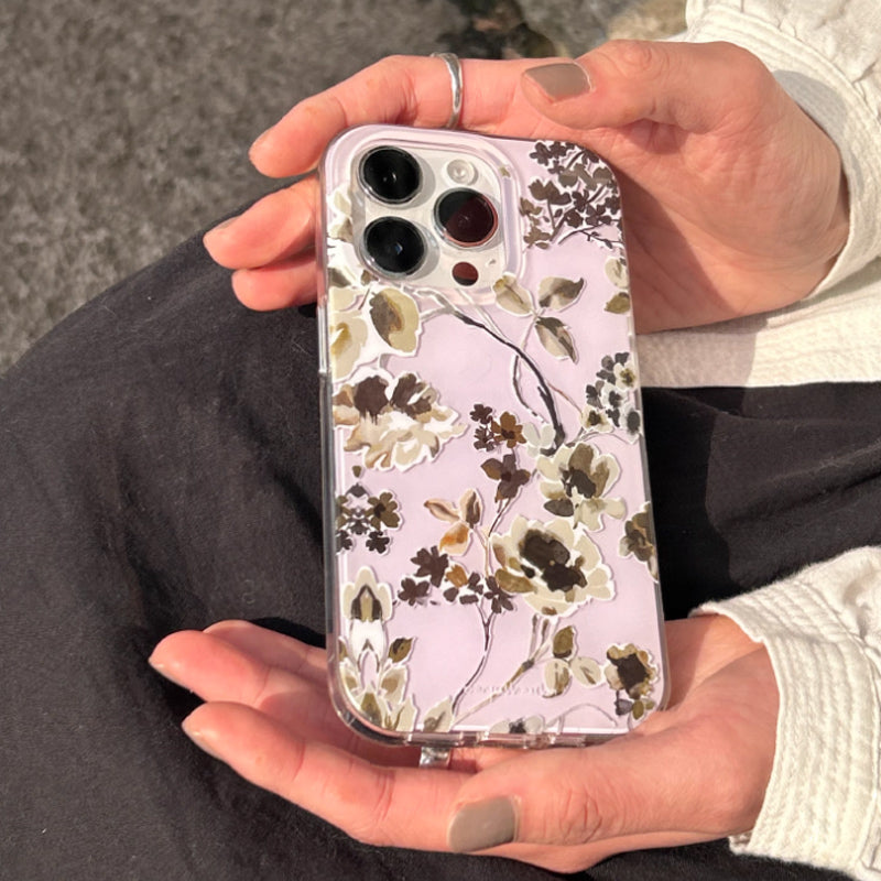 pressed flower iPhone case