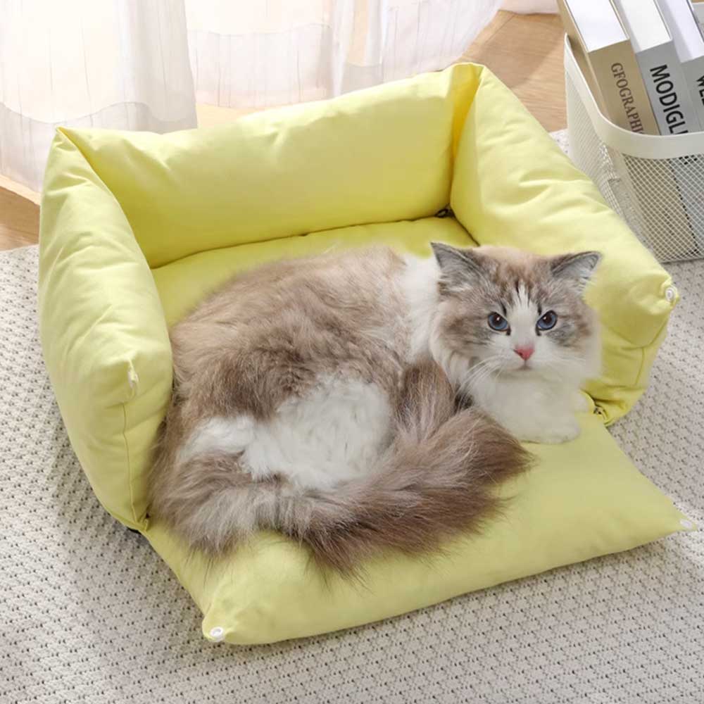 6color simple cotton pet bed