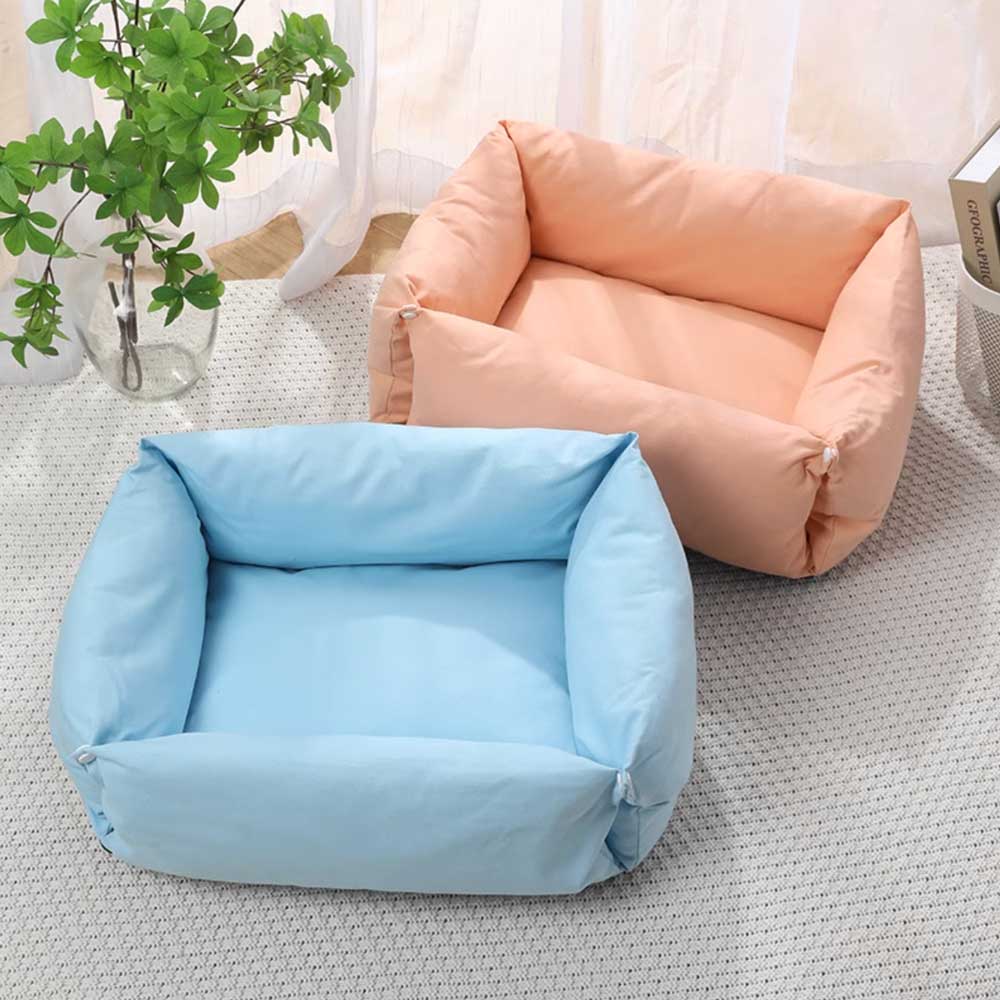 6color simple cotton pet bed