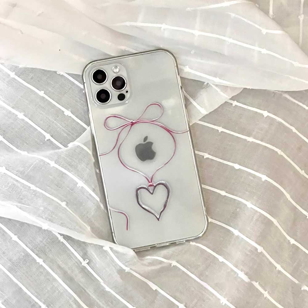 ribbon charm iPhone case