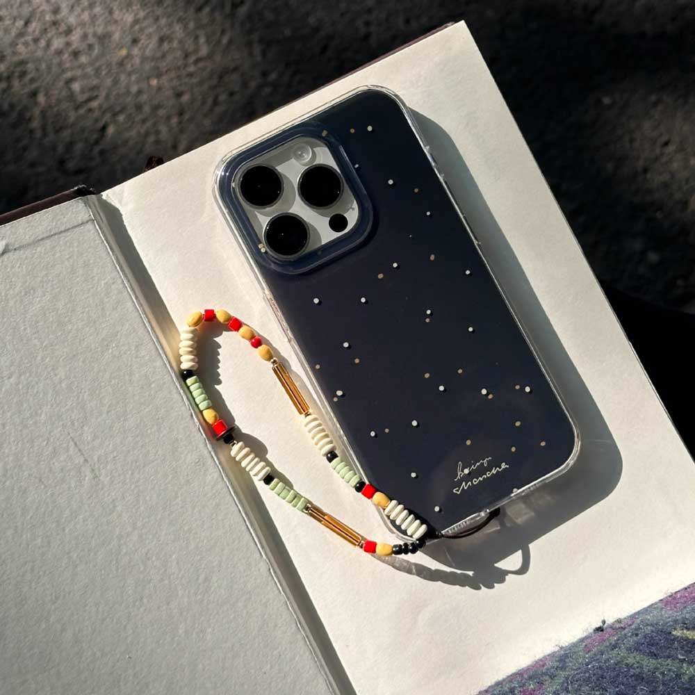 black mini dot iPhone case