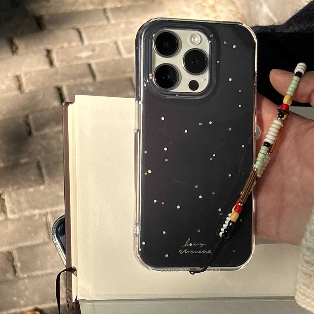 black mini dot iPhone case