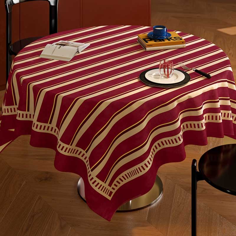 3color American stripe table cloth