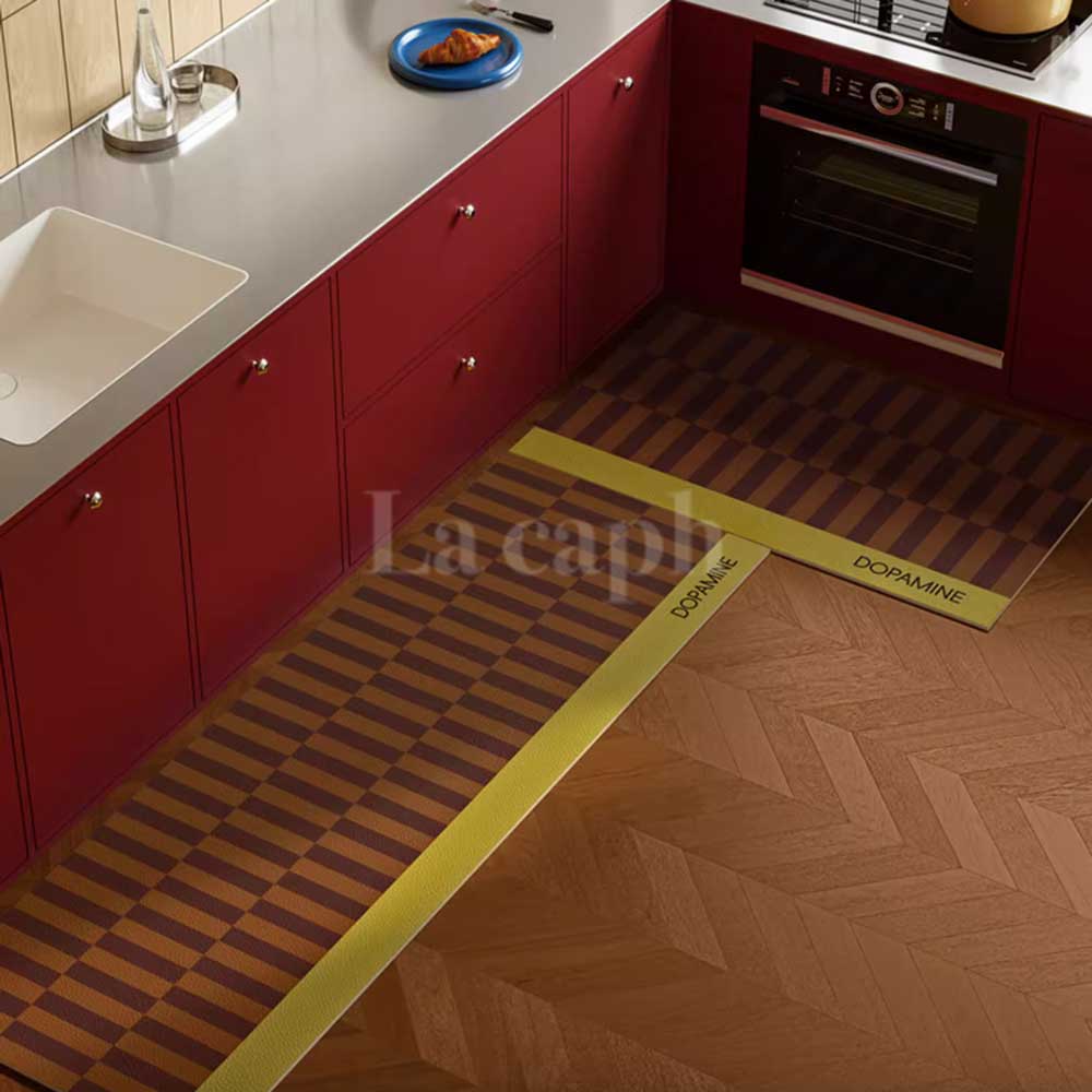 retro check kitchen mat (4colors)