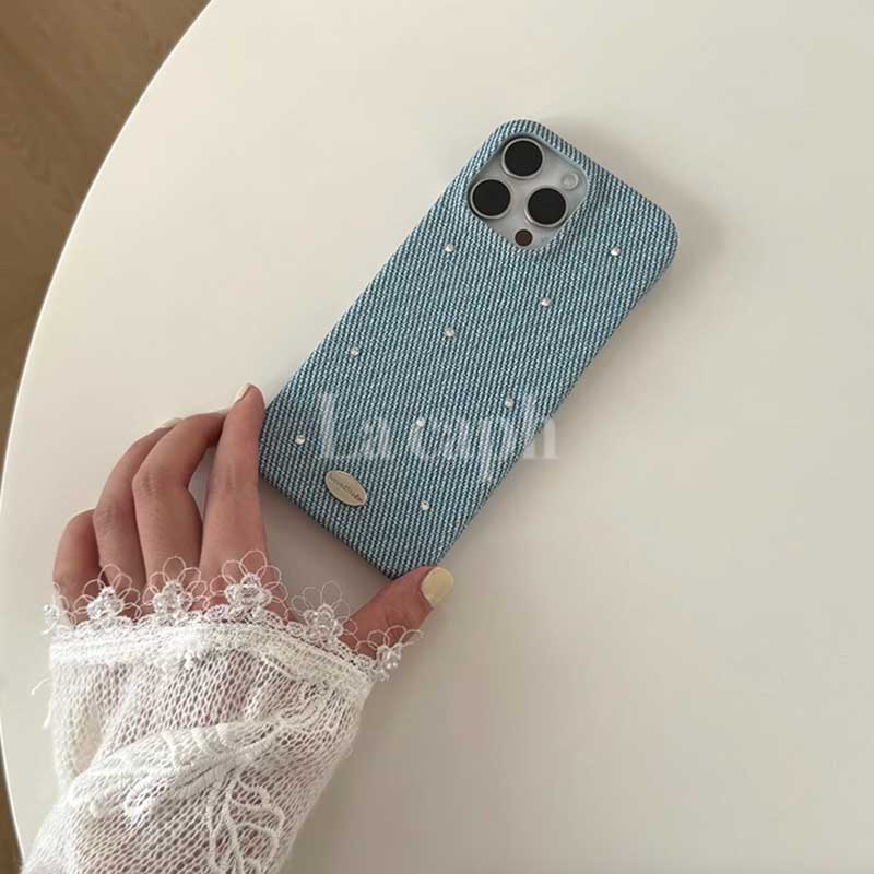 stone denim iPhone case