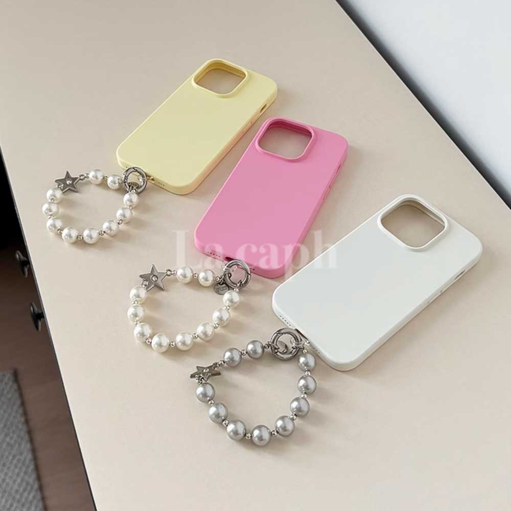 pearl strap iPhone case (5colors)