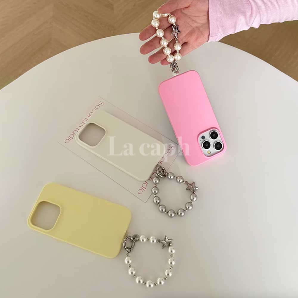 pearl strap iPhone case (5colors)