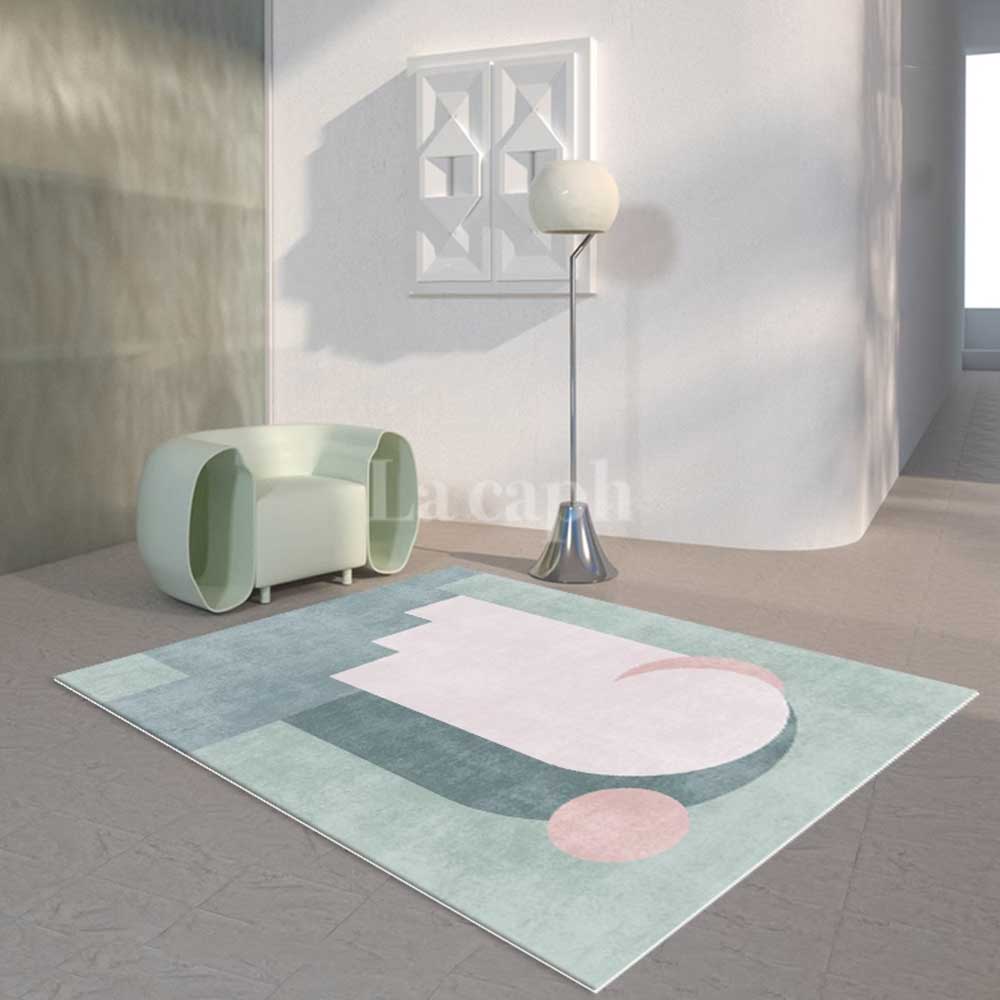 modern art square carpet (2colors)