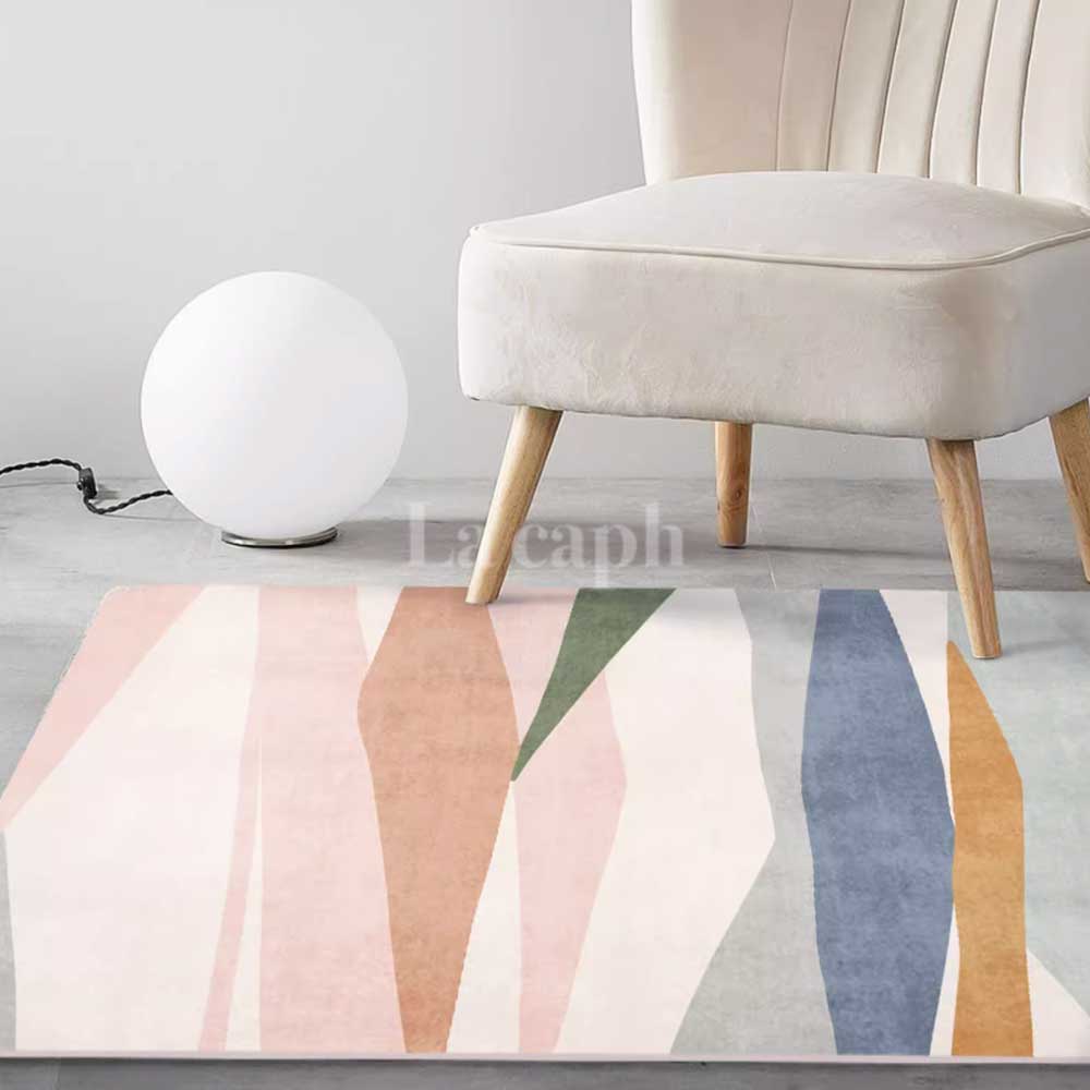 pastel forest square carpet