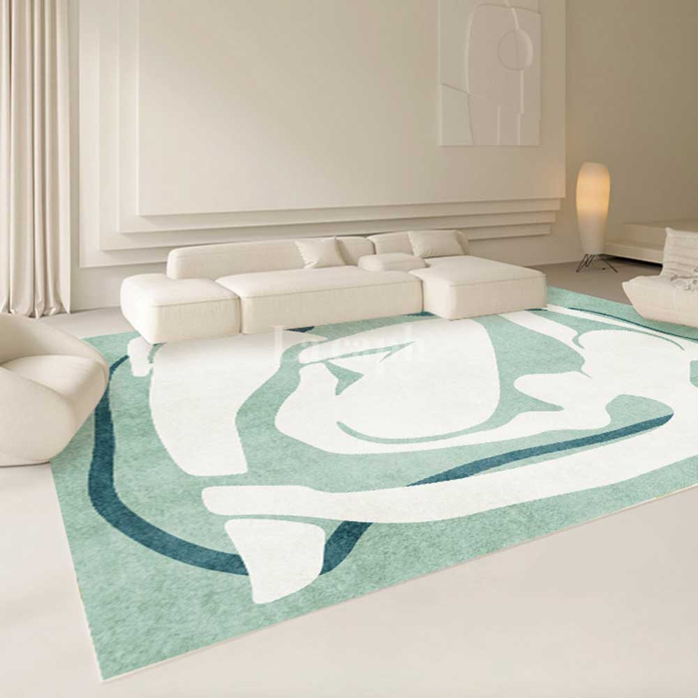 serene figure carpet