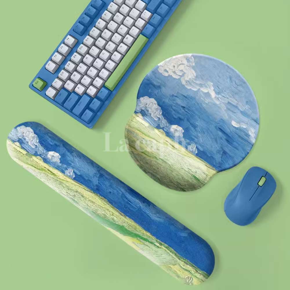 artistic mouse pad & wrist rest