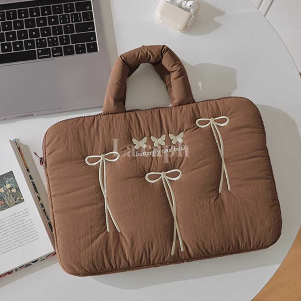 butterfly embroidery PC bag (3colors)