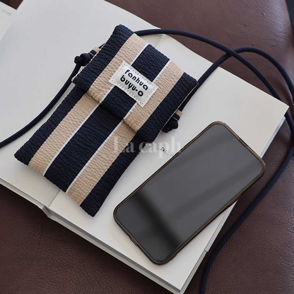 stripe compact iPhone bag (2colors)