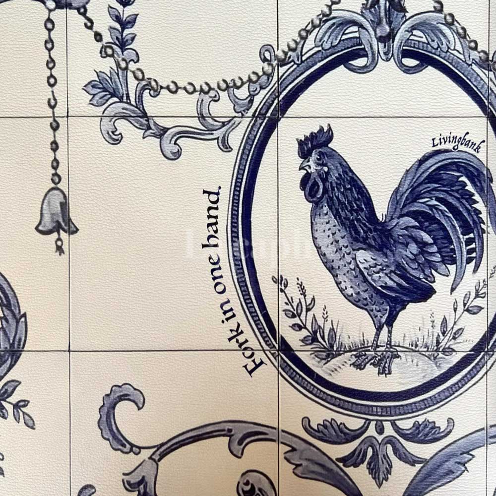 vintage rooster kitchen mat