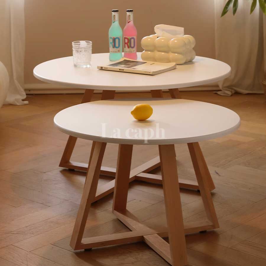 round cross leg table(2colors)